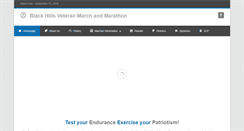 Desktop Screenshot of blackhillsveteranmarch.com